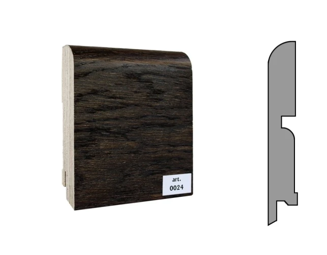 Плинтус шпонированный Finitura Dekor 100x15 №024