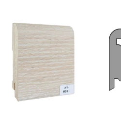 Плинтус шпонированный Finitura Dekor 70x15 №011