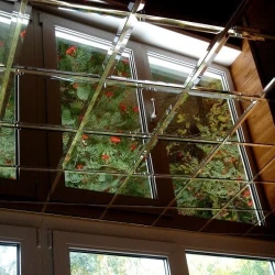 Потолочное зеркало 295х295 Титан Фацет