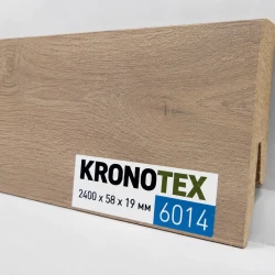 Плинтус МДФ Кронотекс / Kronotex 6014 Дуб Эльба бежевый