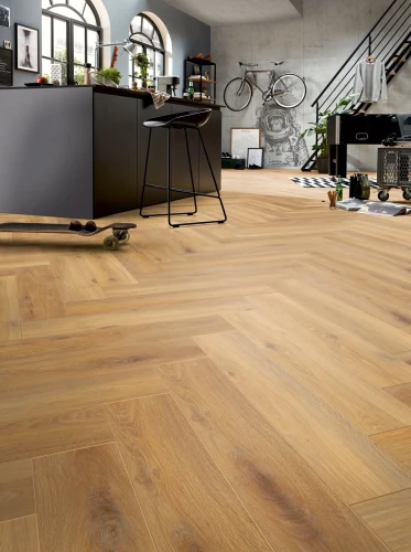 Ламинат Кронотекс / Kronotex Herringbone D3861 Pisa Oak на otdelka1.ru