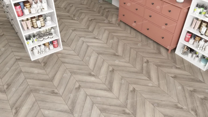 Виниловый ламинат Alpine floor Chevron Eco 18-8 Дуб Исида на otdelka1.ru