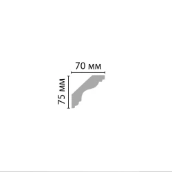 Плинтус потолочный Decomaster DP-339A