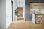 Виниловый Ламинат SPC The Floor Herringbone P1003 Vail Oak HB на otdelka1.ru