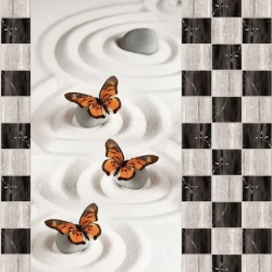 Виниловый ламинат Novita Дизайнерские 3D полы Бабочки