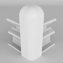 Угол наружный для вспененного плинтуса Классик Comfort цветной