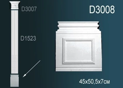 Пилястра Perfect / Перфект D3008 на Otdelka1.ru