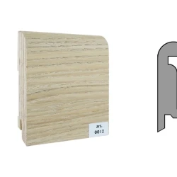 Плинтус шпонированный Finitura Dekor 70x15 №012