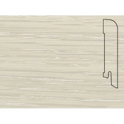 Плинтус шпонированный Педрос / Pedross Дуб Арктика 70 х 15 мм