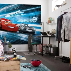 4-423 Фотообои KOMAR "Тачки-3: симуляция" 254х184 см бумажные