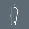 Плинтус Cosca PX041 133x16 Экополимер на Otdelka1.ru