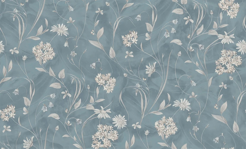 Обои МОФ Malex design Камилла 4352-6 океан на otdelka1.ru