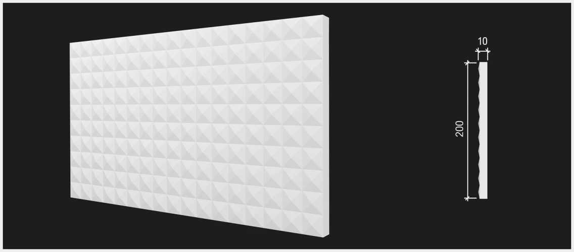 Стеновая панель 3D Decor Dizayn DD932 3м на otdelka1.ru