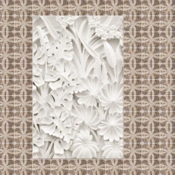 Виниловый ламинат Novita Дизайнерские 3D полы Барельеф