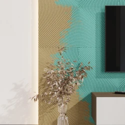 Стеновая панель Ликорн МДФ Квадратная Под покраску