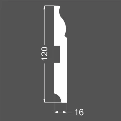 Плинтус Deartio P 3.120.16