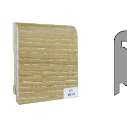 Плинтус шпонированный Finitura Dekor 70x15 №014