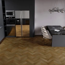 Кварцевый ламинат Fargo Herringbone 44-653-76 Дуб Окленд