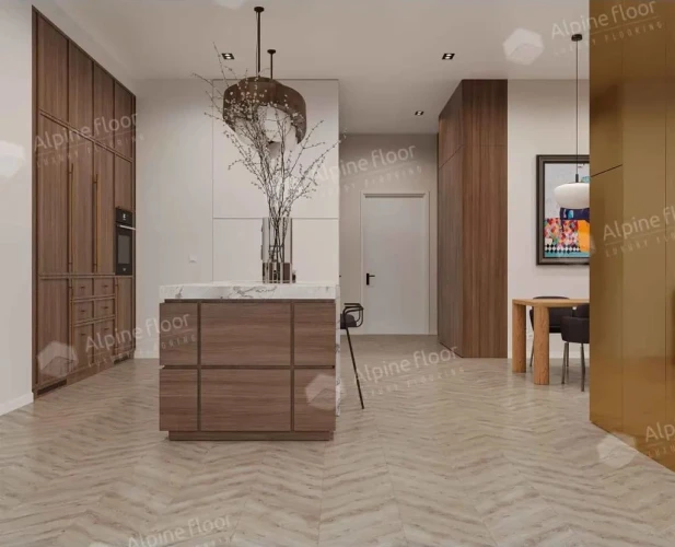 Виниловый ламинат Alpine floor Chevron Eco 18-21 Гикори на otdelka1.ru