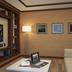 Плинтус Cosca потолочный 84 античная медь 147-767