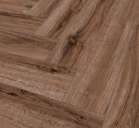 Виниловый Ламинат SPC Falquon The Floor Herringbone P1005 Portland Oak HB на Otdelka1.ru