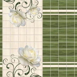 Виниловый ламинат Novita Дизайнерские 3D полы Белая Роза