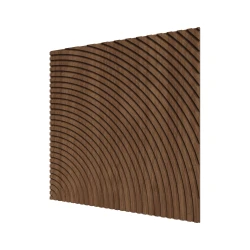 Стеновая панель Ликорн МДФ Квадратная Орех темный