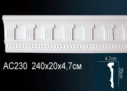 Молдинг с рисунком Perfect / Перфект AC230 на Otdelka1.ru
