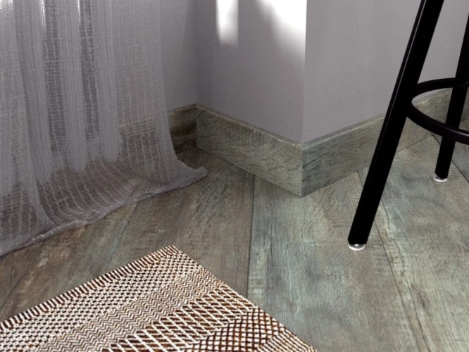 Плинтус Fine Floor FF-1518 Дуб Этна на Otdelka1.ru