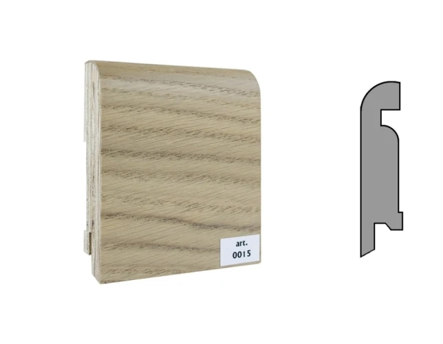 Плинтус шпонированный Finitura Dekor 70x15 №015 на otdelka1.ru