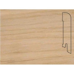 Плинтус шпонированный Педрос / Pedross Дуб без покрытия 70 х 15 мм