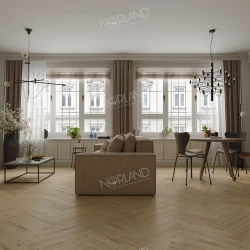 Кварц-виниловая плитка Norland Parquet LVT 1067-6 Clear Room