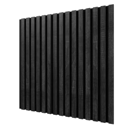 Акустическая реечная панель Cosca Дуб Графит 600 мм