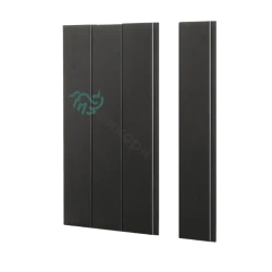 Скандинавская стеновая панель МДФ Ликорн Черная матовая