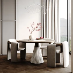 Кварцевый ламинат Fargo Herringbone 44-7009-24 Дуб Шварцвальд