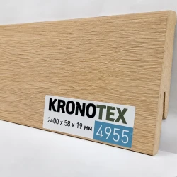 Плинтус МДФ Кронотекс / Kronotex 4955 Дуб натуральный Премиум