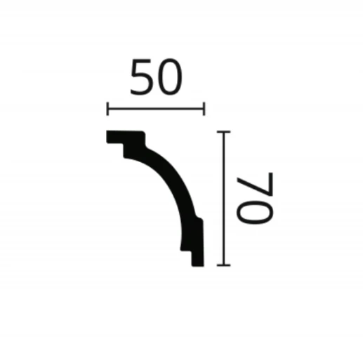 Карниз гибкий NMC Z16 Arstyl Flex на otdelka1.ru