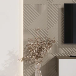 Стеновая панель Ликорн МДФ Квадратная Латте