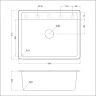 Кухонная мойка ЕМАR EMQ-1640.Q EMQ-1640.Q Оникс на otdelka1.ru