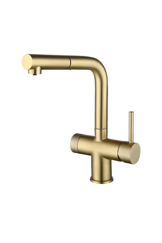 Смеситель EMAR EC-7026 ЕС - 7026 Matt Gold на Otdelka1.ru