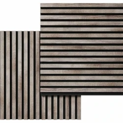 Акустическая реечная панель Cosca Дуб Дымчатый 600 мм