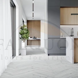 Виниловый Ламинат SPC Falquon The Floor Herringbone P1007 Ice Oak HB