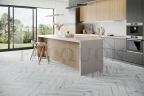 Виниловый Ламинат SPC The Floor Herringbone P1007 Ice Oak HB на Otdelka1.ru