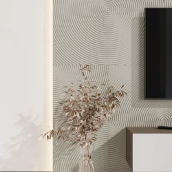 Стеновая панель Ликорн МДФ Квадратная Слоновая кость