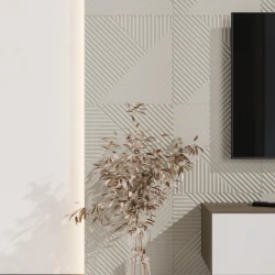 Стеновая панель Ликорн МДФ Квадратная Слоновая кость