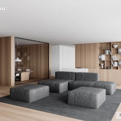 Панель шпонированная Finitura Dekor орех 195x10x2750 мм