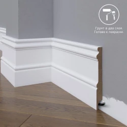 Плинтус МДФ Madest Decor под покраску 17-136-16