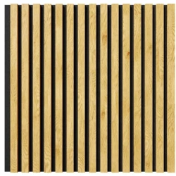 Акустическая реечная панель Cosca Дуб Медный 600 мм