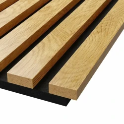 Акустическая реечная панель Cosca Дуб Медный 600 мм