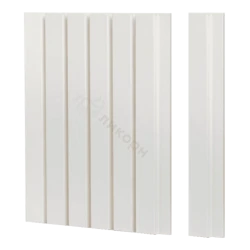 Реечная стеновая панель МДФ Ликорн Кремовая